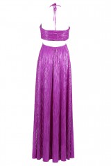 Drexcode - Magenta lurex dress - Juliet Noor - Rent - 2