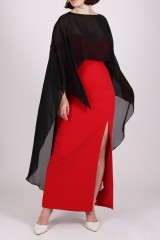 Drexcode - Black cape - Juliet Noor - Rent - 1