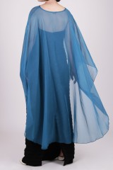 Drexcode - Turquoise cape - Juliet Noor - Rent - 2