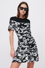 Drexcode - Black&white print dress - Kenzo - Sale - 2