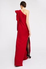 Drexcode - Red one shoulder dress - Kathy Heyndels - Rent - 4