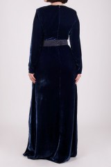Drexcode - Abito in velluto blu - Kathy Heyndels - Sale - 6