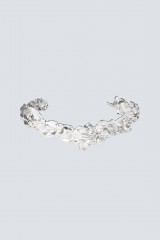 Drexcode - Silver lava effect bracelet - Noshi - Rent - 2