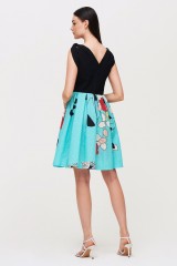 Drexcode -  Patterned dress with boat neck - Antonio Marras - Sale - 4
