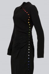 Drexcode - Long dress with colorful buttons  - Marco de Vincenzo - Sale - 4