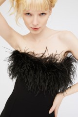 Drexcode - Sheath dress with feathers - The New Arrivals by Ilkyaz Ozel - Rent - 2