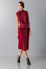 Drexcode - Short dress with overlaid lace - Antonio Berardi - Rent - 5