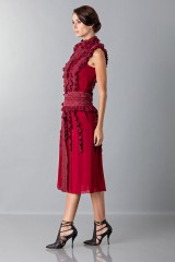 Drexcode - Short dress with overlaid lace - Antonio Berardi - Rent - 3