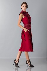 Drexcode - Short dress with overlaid lace - Antonio Berardi - Rent - 4