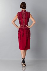Drexcode - Short dress with overlaid lace - Antonio Berardi - Rent - 2