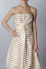 Drexcode - Golden stripes long dress - Vionnet - Sale - 5