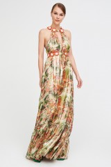Drexcode - Long shiny dress with floral pattern - Piccione.Piccione - Rent - 1