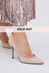 Drexcode - Pink suede pumps  - MSUP - Sale - 1