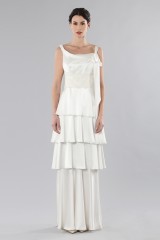 Drexcode - wedding dress with flounces - David Fielden - Rent - 1