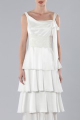 Drexcode - wedding dress with flounces - David Fielden - Rent - 3