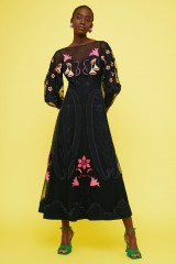 Drexcode - Silk and lace dress - Temperley London - Sale - 5