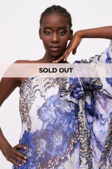 Drexcode - Liana print one-shoulder dress - Temperley London - Sale - 2