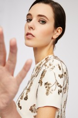 Drexcode - Abito corto con applicazioni floreali - Valentino - Sale - 3