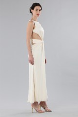 Drexcode - Long draped silk dress  - Vionnet - Rent - 3
