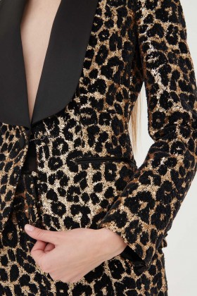 Leopard tuxedo blazer - Redemption - Rent Drexcode - 2