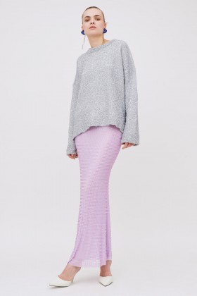 Glitter sweater and pink skirt look - Paco Rabanne - Rent Drexcode - 2