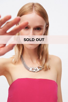 Silver Finish Necklace - CA&LOU - Rent Drexcode - 2