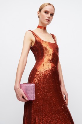 Abito aderente in paillettes - Halston - Rent Drexcode - 2