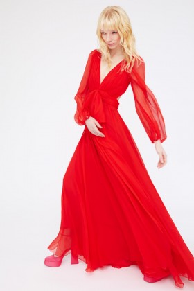 Red cutout dress - Alexander McQueen - Rent Drexcode - 1