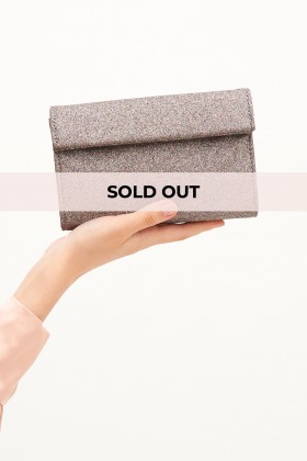 Bronze glitter clutch - Anna Cecere - Sale Drexcode - 1
