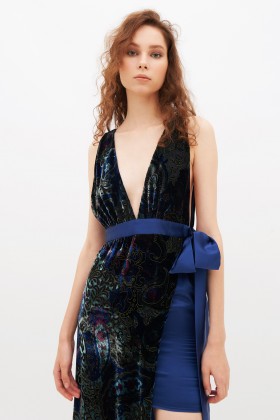 Printed velvet dress - Jessica Choay - Rent Drexcode - 2