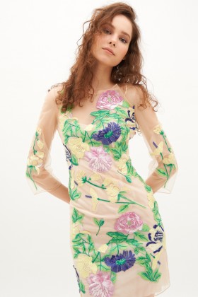  Short dress with flowers and patterns - Blumarine - Rent Drexcode - 2