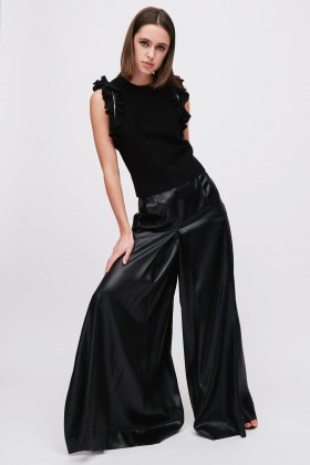  leather palazzo pants and top - Blumarine - Sale Drexcode - 1