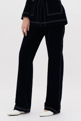 Flock denim trousers - Genny - Rent Drexcode - 2