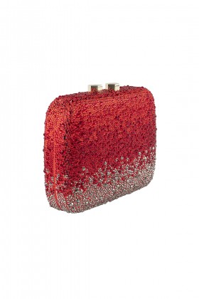 Red degraded clutch - Anna Cecere - Rent Drexcode - 2