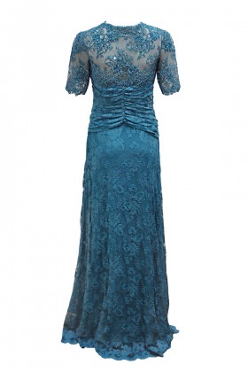 Turquoise lace dress - Olvi's - Sale Drexcode - 2