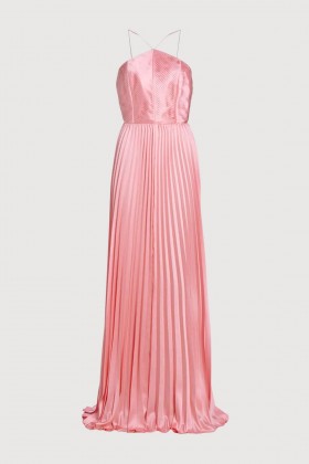 Pink pleated dress - Amur - Rent Drexcode - 1