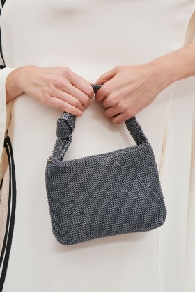 Silver knot handbag - Anna Cecere - Rent Drexcode - 1