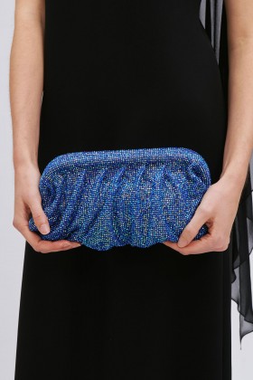 Soft clutch with blue - Anna Cecere - Sale Drexcode - 1
