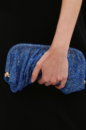 Soft clutch with blue - Anna Cecere - Rent Drexcode - 2