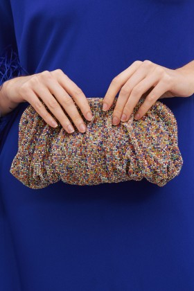 Soft clutch with multicolor - Anna Cecere - Rent Drexcode - 1