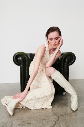 Long macramé lace dress - Redemption - Rent Drexcode - 1