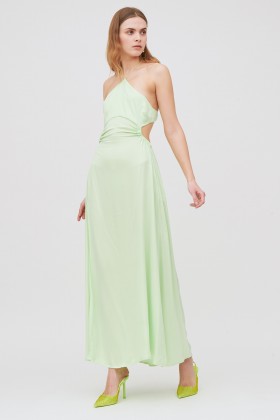 Long cutout lime dress - For Love and Lemons - Rent Drexcode - 1
