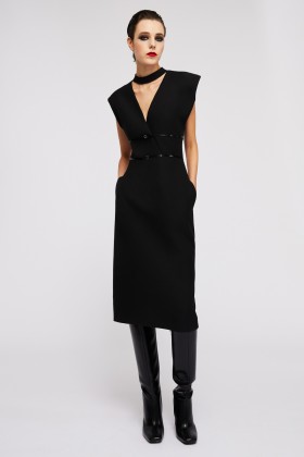 Black sheath dress with neckline - Gucci - Rent Drexcode - 1