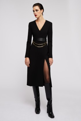 Black sheath dress with slit - Gucci - Rent Drexcode - 2