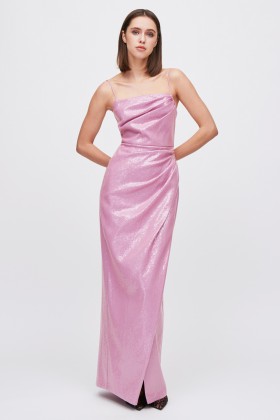 Pink sequined dress - Halston - Sale Drexcode - 1