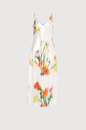 Floral sequin dress - Halston - Rent Drexcode - 1
