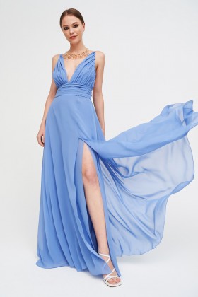 Long blue dress - Kathy Heyndels - Sale Drexcode - 1