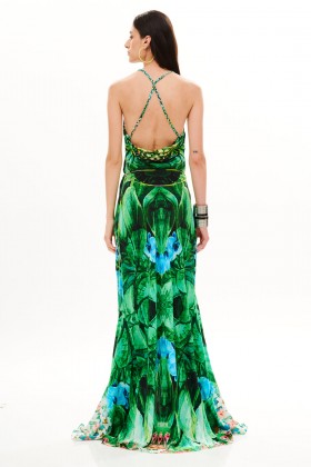 Long green dress - Koré Collections - Rent Drexcode - 2