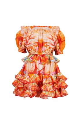 Orange mini dress - Koré Collections - Rent Drexcode - 1