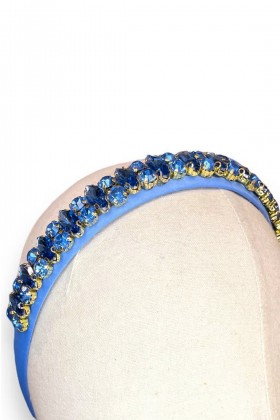 Blue headband - Marina Fossati - Rent Drexcode - 1